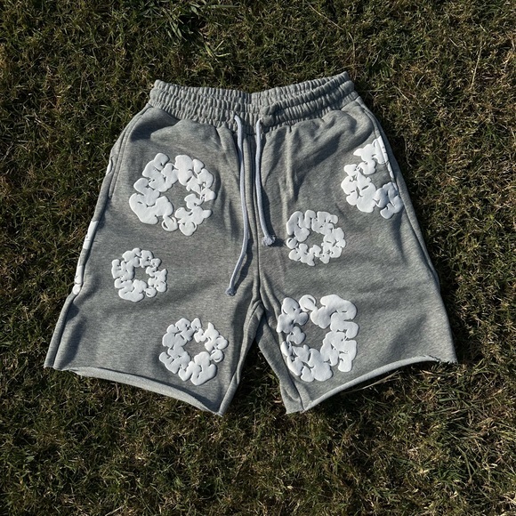 DENIM TEARS SHORTS GRAY - Picture 1 of 5